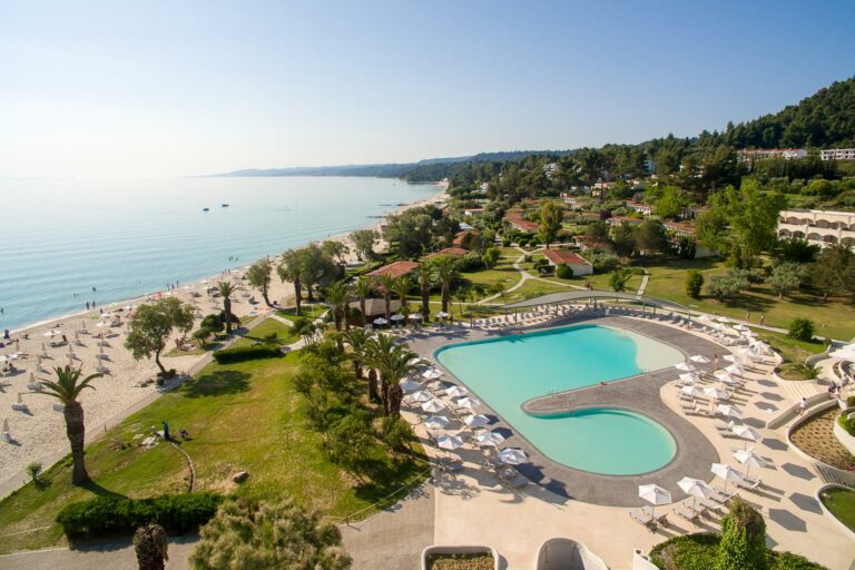 pallini-beach-hotel-chalkidiki-aerial-pool
