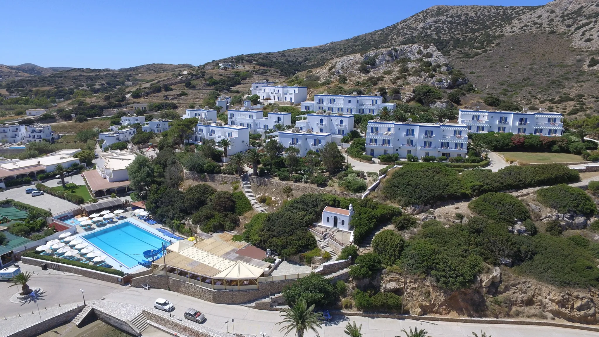 dolphin-bay-seaside-resort-spa-siros-aerial