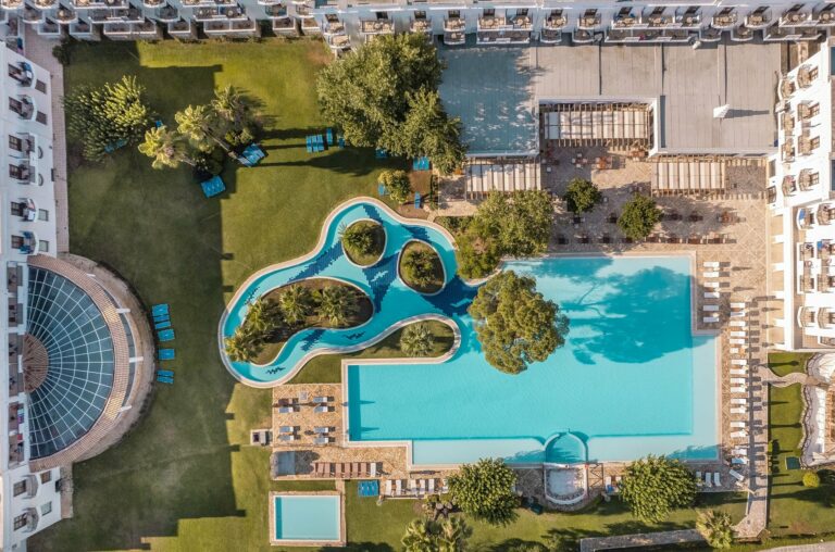 galini-wellness-spa-and-resort-kamena-vourla-aerial-pool