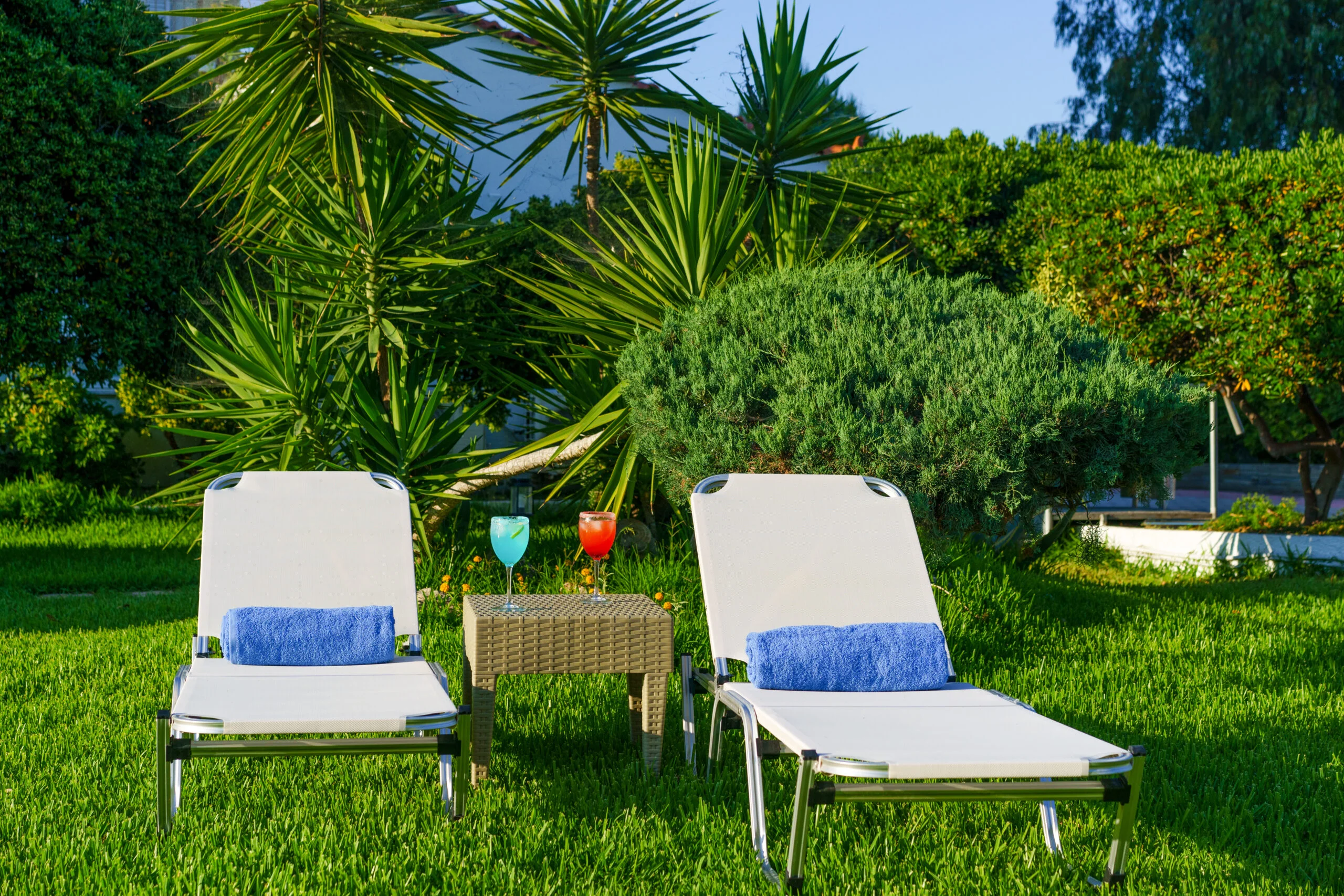 stefania-beach-resort-evia-amarynthos-sunbeds-by-the-grass
