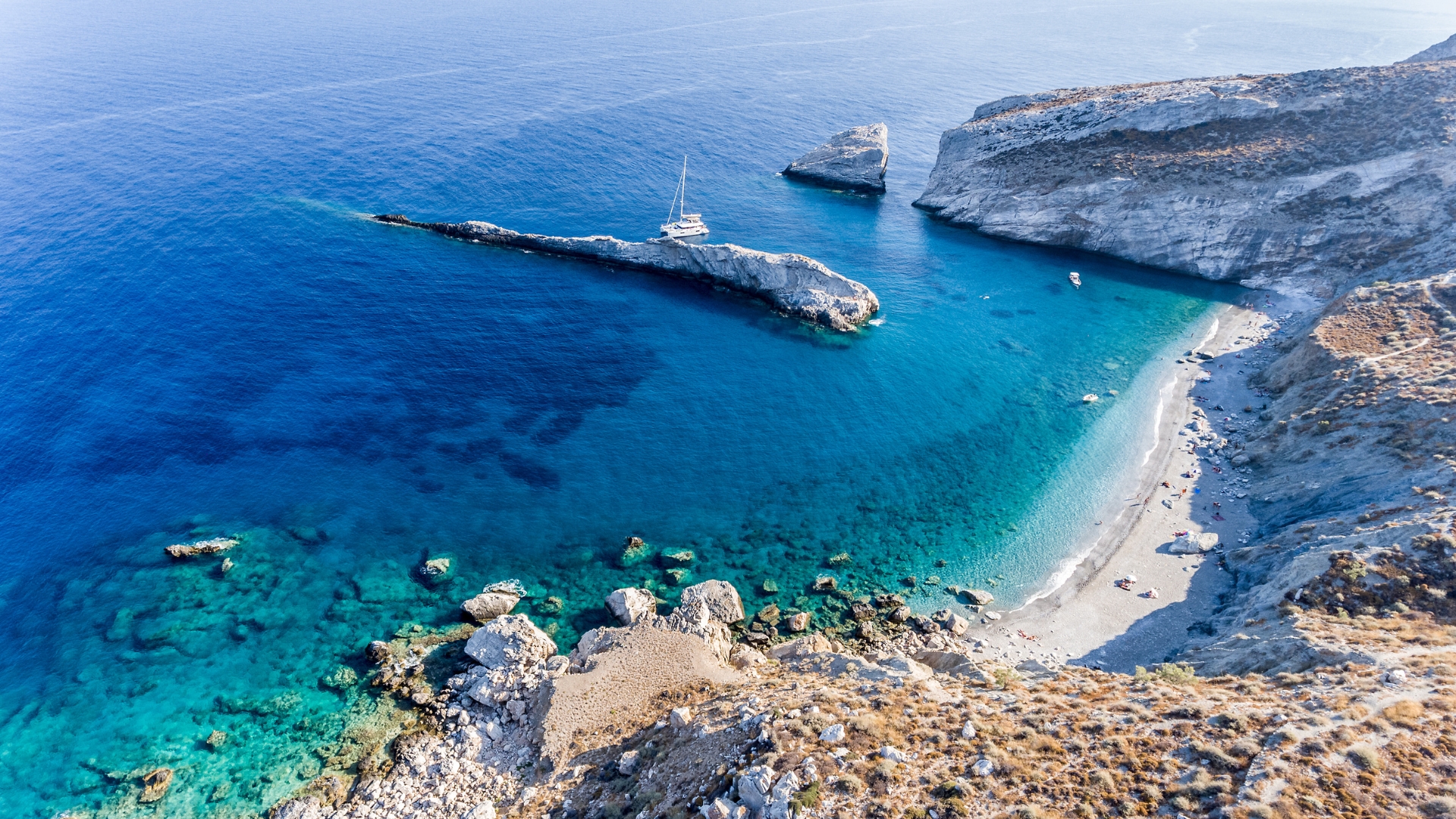 Παραλία Κάτεργο, Φολέγανδρος 