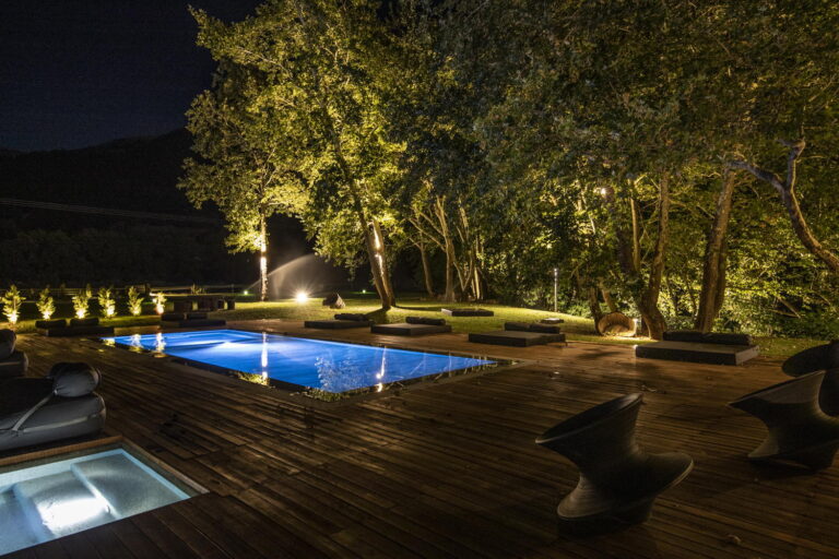 oniropetra-boutique-hotel-karpenisi-pool-by-night